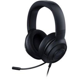RAZER Gaming Headset Kraken X Lite, 3,5 mm-es jack csatlakozó, fekete