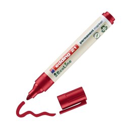 Alkoholos marker 1,5-3mm, Edding 21 EcoLine piros