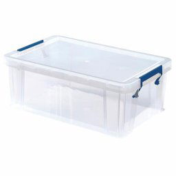 FELLOWES Műanyag tároló doboz, átlátszó, 10 liter, FELLOWES, "ProStore(TM)"
