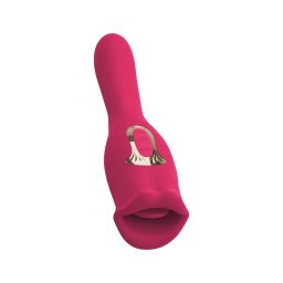 You2Toys - 2in1 nyelves vibrátor (pink)
