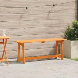 vidaXL Kerti pad Barna 119 x 37 x 47 cm Tömör fenyőfa