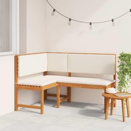 vidaXL Kerti Szék párnával Barna 140 x 100 x 91cm Tömör akácfa