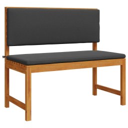 vidaXL Kerti Szék párnával Barna 100 x 50 x 91cm Tömör akácfa