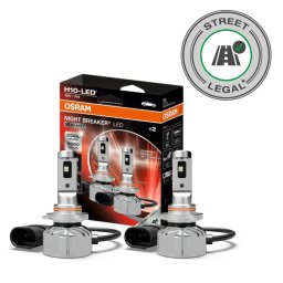 LED lámpa , égő , autó izzó , fényszóró , ködfényszóró , 2 db-os csomag , H10 , 7Watt , hideg fehér , OSRAM LEDriving , SMART , NIGHT BREAKER , Street legal