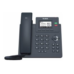 Yealink SIP-T31G SIP telefon, PoE, 2,3" 132x64-es, háttérvilágításos LCD kijelző, x SIP fiók, GigE