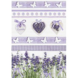 Levendula Butterfly Purple A/4 gumis mappa