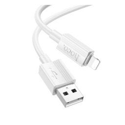 HOCO X107 adatkábel (USB - lightning, 2.4A, 100cm) FEHÉR Apple iPhone 6 Plus 5.5, iPhone 6S 4.7, iPhone SE (2016)