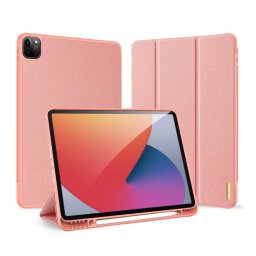 DUX DOMO Flip tok Apple iPad Pro 12.9 2022 / 2021 / 2020 rózsaszín