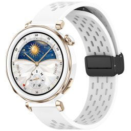 AIRY szilikon szíj Huawei Watch GT 5 Pro-hoz 42mm fehér