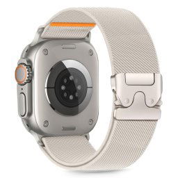 TECH-PROTECT NYLON CLASP Szíj Apple Watch 44 / 45 / 46 / 49mm TITANIUM órához