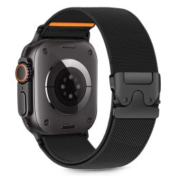 TECH-PROTECT NYLON CLASP Szíj Apple Watch 44 / 45 / 46 / 49mm BLACK
