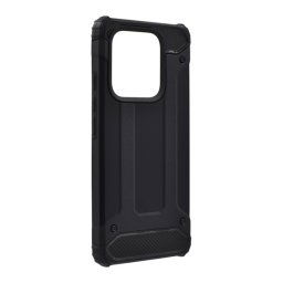 Defender szilikon telefonvédő (ütésállóság, légpárnás sarok, fémhatás) FEKETE Xiaomi Redmi Note 14 5G