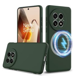 RUBBER MAGSAFE Szilikon burkolat a OnePlus 13 5G SÖTÉT GREEN