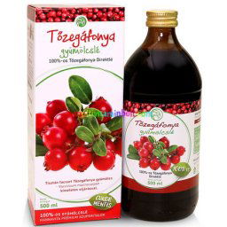 Tőzegáfonya Juice (Cranberry, Vörösáfonya) 100%-os 500 ml - Mannavita