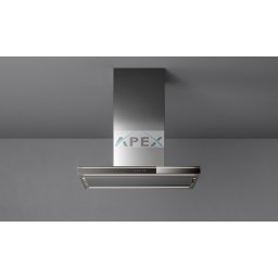 Falmec LUMINA NRS 120 cm fali páraelszívó, inox/fekete üveg