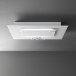Falmec AURA 120 cm mennyezeti páraelszívó, fehér üveg