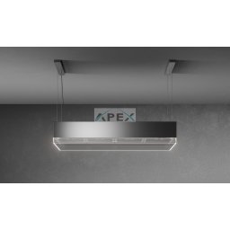 Falmec VETRA 120 cm sziget páraelszívó, inox/üveg