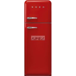 SMEG KOMBINÁLT HŰTŐ ÉS FAGYASZTÓ, 60,1x172 cm, jobb oldali pántok, piros