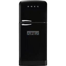 SMEG KOMBINÁLT HŰTŐ ÉS FAGYASZTÓ, 79,6x192,1 cm, jobb oldali pántok, fekete