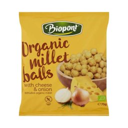 Biopont bio kölesgolyó sajtos-hagymás 75g