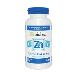 Bioheal Szerves Cink 25 mg filmtabletta 70x