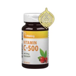 Vitaking C-vitamin 500 mg csipkebogyó tabletta 100x