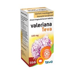 Valeriana Teva 100 mg étrend-kiegészítő filmtabletta 50x