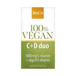 BioCo 100% Vegan C+D Duo filmtabletta 90x