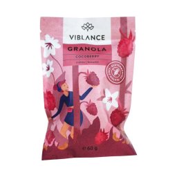 Viblance Cocoberry granola málnával és kesudióval 60g