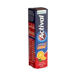 Béres Actival Multivitamin pezsgőtabletta narancs 20x