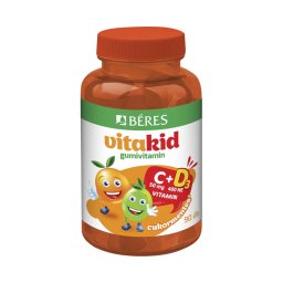 Béres Vitakid C + D3 gumivitamin gumitabletta 90x