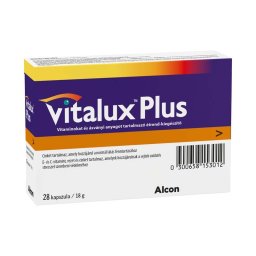 Vitalux Plus Omega-3 lutein 10 mg étrend-kiegészítő kapszula 28x