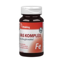 Vitaking Iron All Szerves Vas biszglicinát komplex 60x