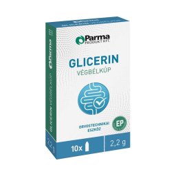 Parma Glicerin végbélkúp 2,2 g 10x