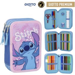 Disney Lilo és Stitch, A csillagkutya Hibiscus töltött tolltartó 3 emeletes Nr1