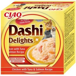 Inaba Cat Dashi Delights Chicken with Tuna & Salmon 70gr
