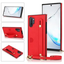 Samsung Galaxy Note 10 Plus piros pántos borítás