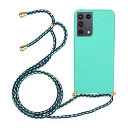 ROPE Huzat zsinórral Samsung Galaxy S21 Ultra 5G zöld