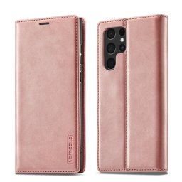 IMEEKE Wallet tok Samsung Galaxy S22 5G rózsaszín