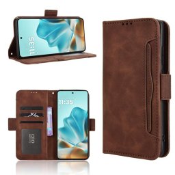 SLOT Pénztárca tok Motorola Edge 60 / Edge 60 Fusion barna színben