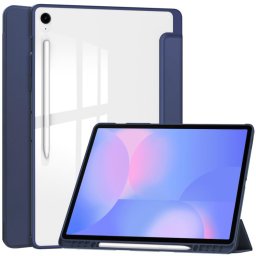 CRISTAL Flip tok Samsung Galaxy Tab S10 FE+ sötétkék