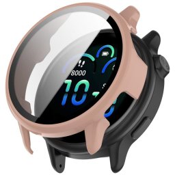 PC FULL COVER Üveg műanyag borítás a Garmin Vivoactive 6-hoz, rózsaszín