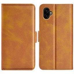 SIDE Pénztárca tok Samsung Galaxy Xcover 7 Pro világosbarna