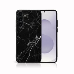 MY ART Védőtok Samsung Galaxy S25 Plus 5G BLACK MARBLE telefonhoz (142)