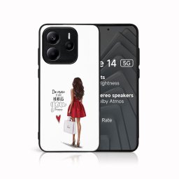 MY ART Védőtok Xiaomi Redmi Note 14 5G RED DRESS készülékhez (137)