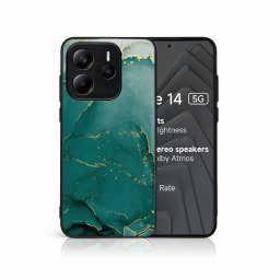 MY ART Védőburkolat Xiaomi Redmi Note 14 5G GREEN MARBLE (145) készülékhez