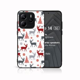 MY ART Karácsonyi dizájnnal ellátott Xiaomi Redmi Note 14 5G DEER (068) tok