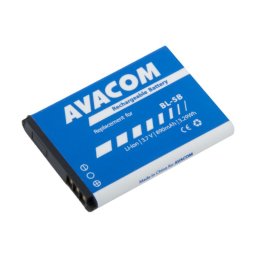 AVACOM mobiltelefon akkumulátor Nokia 3220, 6070, Li-Ion 3, 7V 890mAh (csere BL-5B)