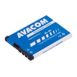 AVACOM mobiltelefon akkumulátor Nokia 6111 Li-Ion 3, 7V 750mAh (csere BL-4B)