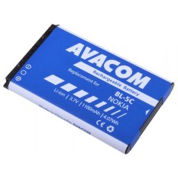 AVACOM mobiltelefon akkumulátor Nokia 6230, N70, Li-Ion 3, 7V 1100mAh (csere BL-5C)